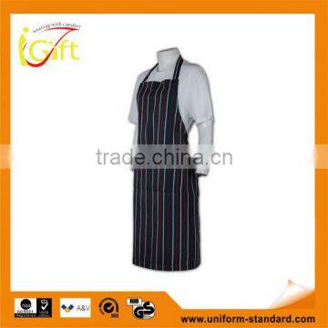 Wholesale Factory price ladies cotton big pocket kitchen apron