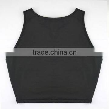 Milk Silk Crop Top Sleeveless Nightclub Top Womens Tank Top photo-6