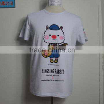 Factory Custom Leather Sleeve t Shirt Wholesale Cotton photo-2