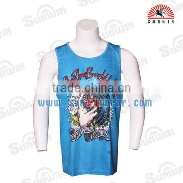 Manufacturer Mesh Polyester Custom Sublimated Running Singlet