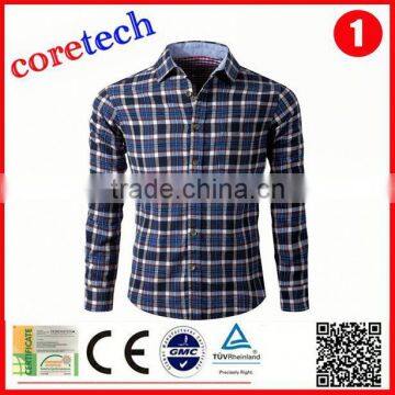 Brushed Breathable Plaid Flannel Shirt Factory photo-3
