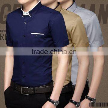 2015 hot sale fashion style shirts design for men