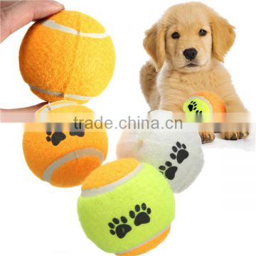 2016 New Top Selling Pet Cat Dog Play Training Tennis Ball Funny Chew Run Fetch Throw Beach Toys Pet Supplies