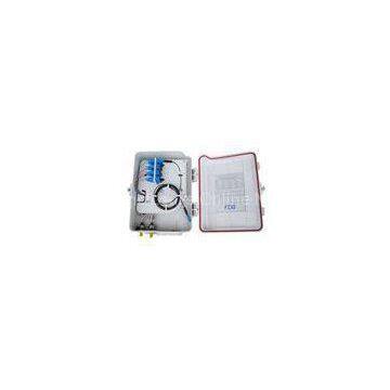 16 FTTH drops Fiber Optic Distribution Box , Wall mounted PLC Splitter Distribution Box