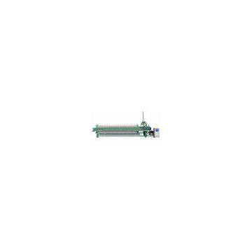 Automatic program-controlled high pressure recessed filter press
