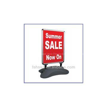 Wheeling high quality windproof water base poster board stand HS-HP22