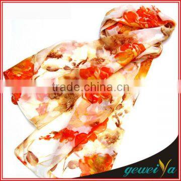 Fashion Custom Printing Chiffon Muslim Hijab Shawl Scarf