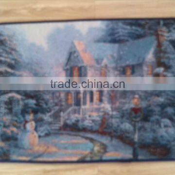 2015 New Design Jacquard Tapestry Mat
