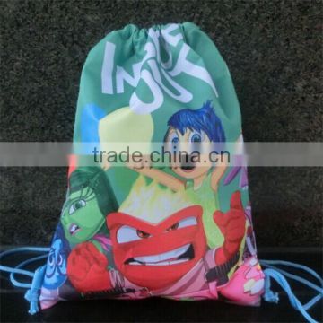 Hot Movie Inside Out Drawstring Bag handbag Shopping Bag Inside out Character shopping bag