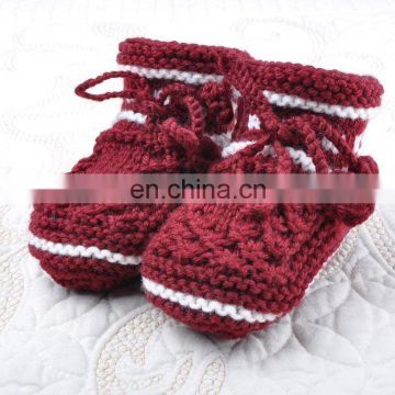 2015 new arrival fashionable hot-selling pretty cute acrylic knitted baby shoes