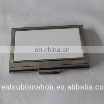 business card case with aluminum sheet for sublimation