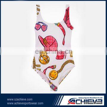 Sublimation Swimming Wear,OEM Customized Swimming Suit Women Modest Swimwear Beachwear Swimming photo-3