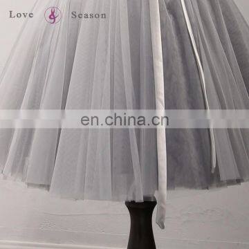 A17DL0008 Decorative Crochet Handmade Flowers Girls Beauty Set Corset Back Latest Evening Gowns