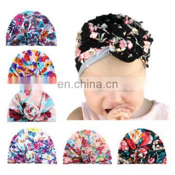 2017 New Fashion Circle Printed Indian Cap Cap Hooded Baby Child Hat New Born Baby Hat
