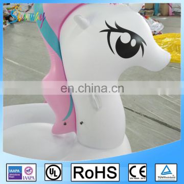 NEW 250cm Big Eye Colorful Inflatable Unicorn Pool Float