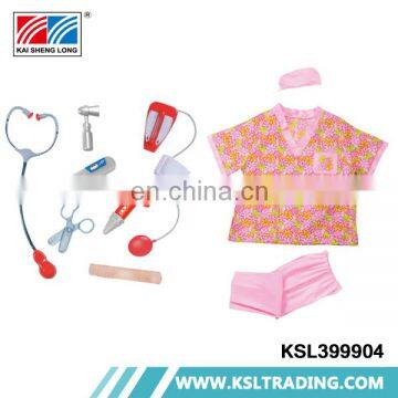 Girls high quality cosplay child nurse costume with props