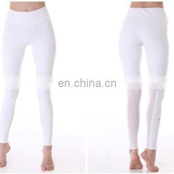 white color fashion wholesale mesh yoga pants womens leggings