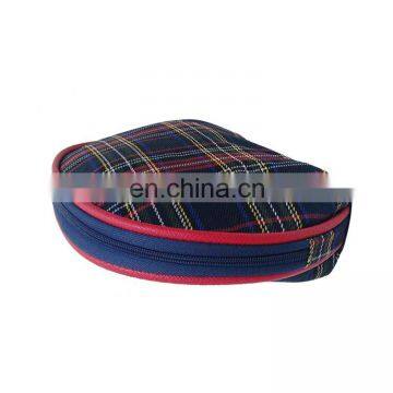 Plaid Cloth Party Bag Coin Purse Cosmetic Bag Pattern Makeup Bag photo-5