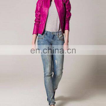 new arrivals ladies fashion biker pu leather jacket alibaba, ladies fashion biker leather jacket