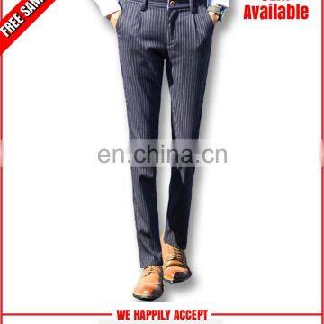 Strip design men formal Pants manufacturer