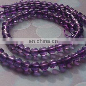 Amethyst Smooth Round Beads/Wholesale Gemstone Beads/Semi Precious Gemstone Round Beads/Color Gemstone Beads