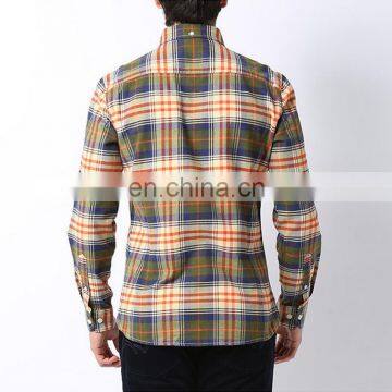 T-MSS533 Slim Fit Designer Check Wholesale Flannel Shirt for Men photo-3
