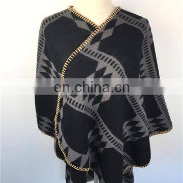 Fashion Lady Women autumn-winter poncho winter caps and scarf