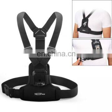 2018 trending products accessories Elastic Fibers Diving Material Chest Belt for GoPro Hero 4 / 3+ / 3 / 2 / 1