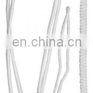 white military Lanyards dress cord, custom lanyards, no minimum order