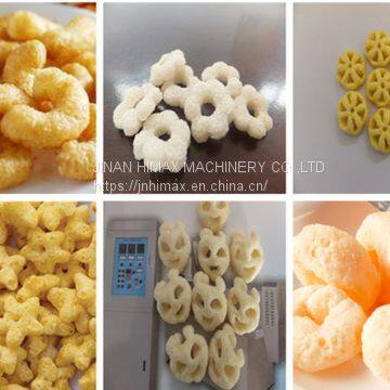 Automatic Puffed corn Snacks food making machine production line/corn flakes machine