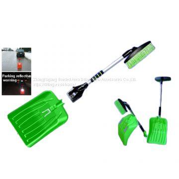 Demount-able 4 in 1 ice scraper snow brush snow shovel group set