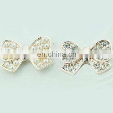 Latest Fashion pearl butterfly buckle, cheap rhinestone buckles