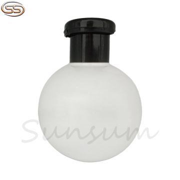 Ball Shaped Pet Plastic Cosmetic Lotion Bottle