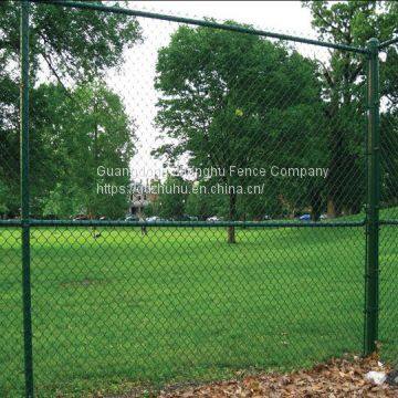 6m high 50 x 50mm mesh pvc coated chain link football field fence