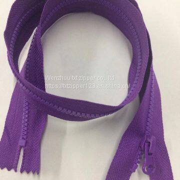 #3 #5 #8 Plastic Zipper with normal teeth  Open  End