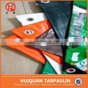 Plain Style and 55-300g/sqm Weight PE Tarpaulin Plastic Cover