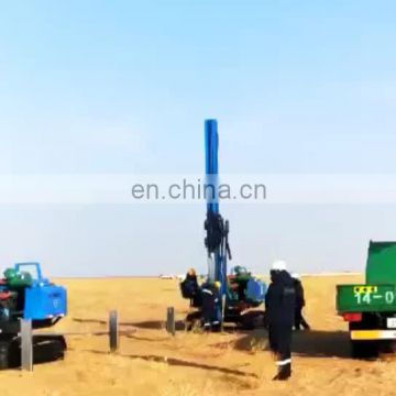 Crawler type hydraulic hammer pile driver solar ramming machine for solar project