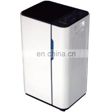 mini home plastic	 dehumidifier	with ionic air purifier in basement bathroom