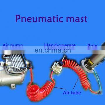 8m Portable Pneumatic Aluminum Antenna Mast Lightweight