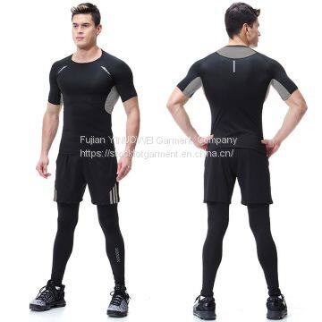 Sport Exercise Suit Women Athletic Clothing Yoga Wear Top and Pants Set Sportswear in Stock