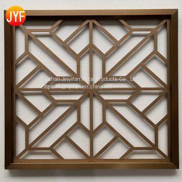 Classic Design Decorative Living Room Partition Stainless Steel Wall Panels photo-5