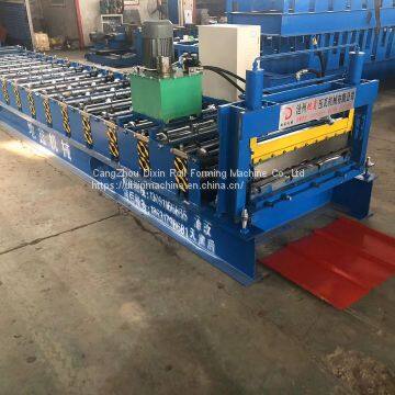 Fully automatic special customized hydraulic plate roll forming machine