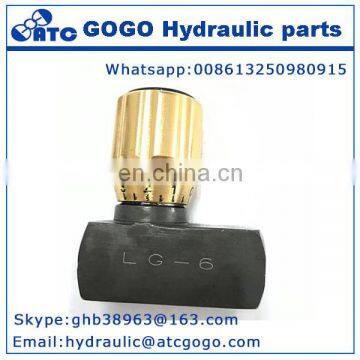 speed control valve LA LG one way throttle valve price LG-6 /LA 6 NPT thread