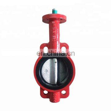 Golden Supplier DN100 PN16 EPDM Seat Handle Operated Centerline Concentric Wafer Type Butterfly Valve
