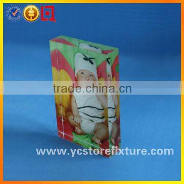 Colorful and funny photo acrylic block