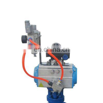 Bundor 2021 New 6 Inch Pneumatic Triple Eccentric Flange Butterfly Valve for Water photo-3
