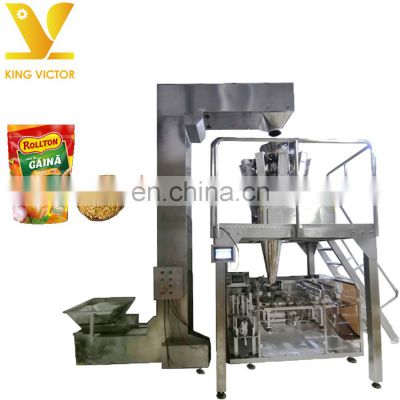 Automatic Horizontal Stand up Pouch Condiments Chili Spice Powder Packing Machine Food/ Veterinary Drugs /Laundry Detergent/Powd