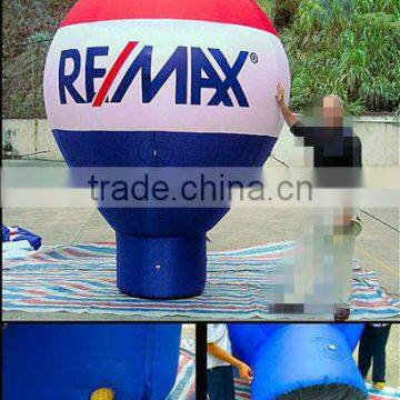 Custom high quality giant ground advertising inflatable hot air balloon