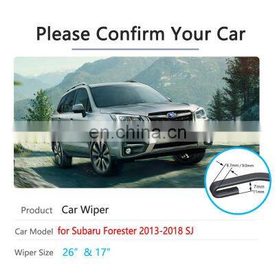 Car Wiper Blade for Subaru Forester 2013 2014 2015 2016 2017 2018 SJ Front Windscreen Windshield Wipers Car Accessories Stickers photo-2