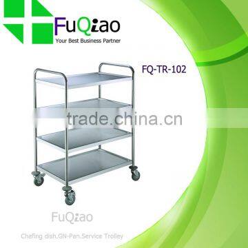 New Stainless Steel Service Trolley Designs 4 Layers